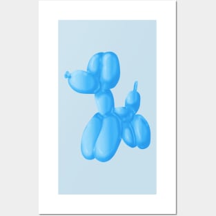 Blue Poodle Posters and Art